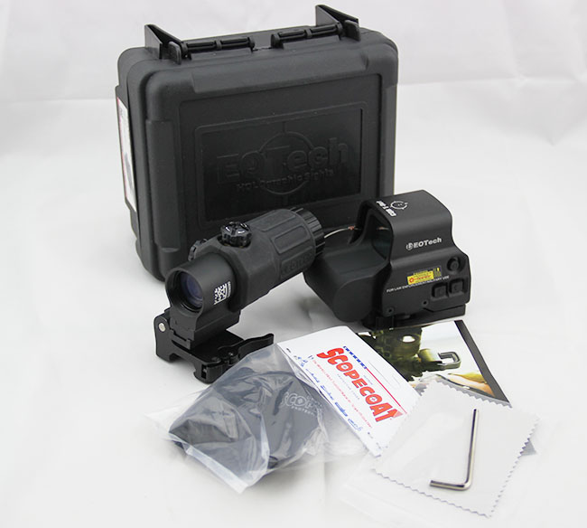 Holographic Hybrid 558 Sight II 65 MOA Circle with G33 3X Magnif